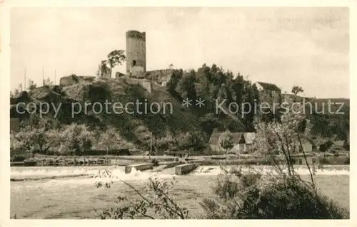 AK / Ansichtskarte Bechyne Burgruine Dobronice  Bechyne