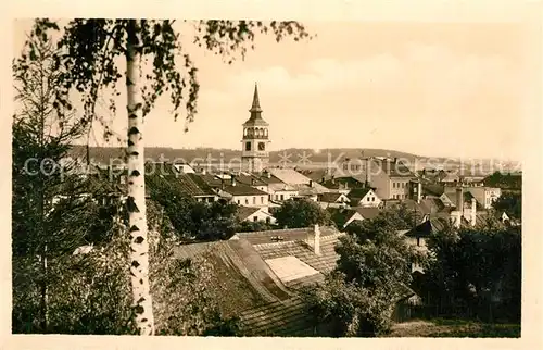 AK / Ansichtskarte Dobruska_Gutenfeld Kirche Panorama Dobruska Gutenfeld