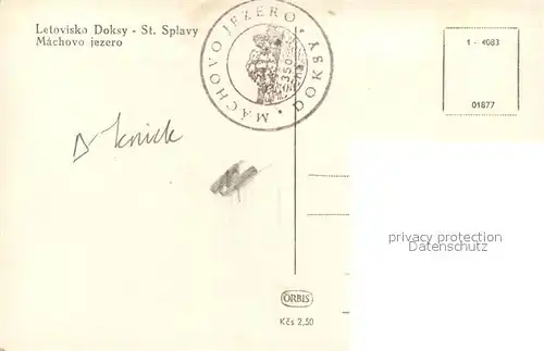AK / Ansichtskarte Letovisce Sankt Splavy  Letovisce