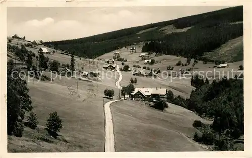 AK / Ansichtskarte Krkonose Pension Rusalka Panorama Krkonose