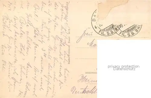 AK / Ansichtskarte Basel_BS Die 3 Rheinbruecken Basel_BS