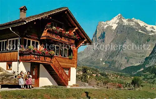 AK / Ansichtskarte Grindelwald Wetterhorn Grindelwald
