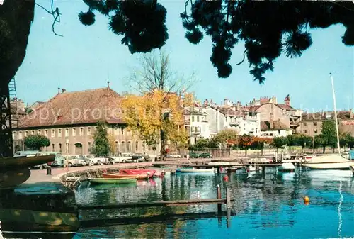 AK / Ansichtskarte Morges Hafen Morges