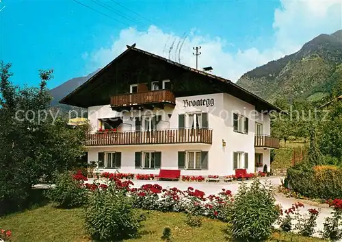 AK / Ansichtskarte Plars_Lagundo_Suedtirol Gaasthaus Broategg Plars_Lagundo_Suedtirol