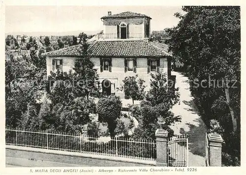 AK / Ansichtskarte Santa_Maria_degli_Angeli Albergo Ristorante Villa Cherubino Santa_Maria_degli_Angeli