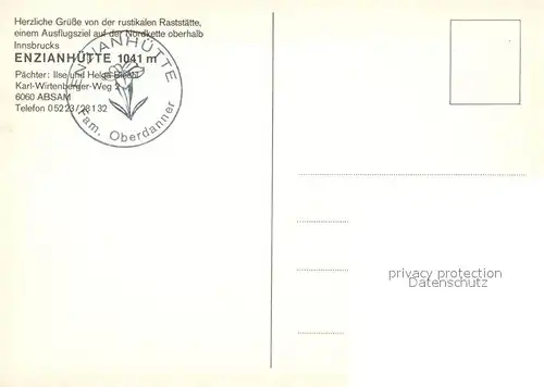 AK / Ansichtskarte Absam Enzianhuette  Absam