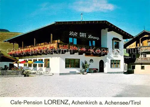 AK / Ansichtskarte Achenkirch Cafe Pension Lorenz  Achenkirch