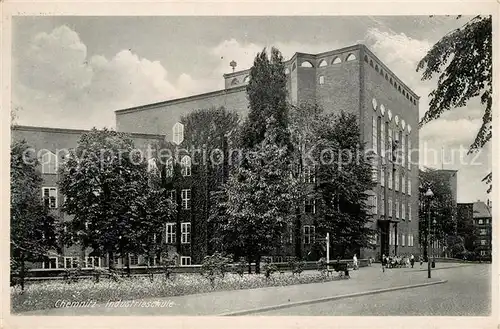 AK / Ansichtskarte Chemnitz Industrieschule Chemnitz