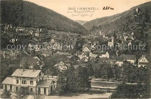 AK / Ansichtskarte Bad_Liebenzell Panorama Nagoldtal Kurort im Schwarzwald Bad_Liebenzell