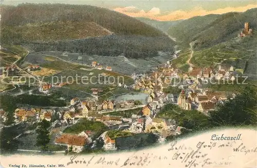 AK / Ansichtskarte Bad_Liebenzell Panorama Kurort im Schwarzwald Bad_Liebenzell