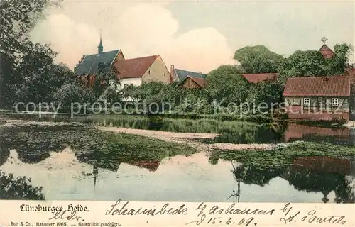 AK / Ansichtskarte Ashausen Partie am Wasser Lueneburger Heide Ashausen