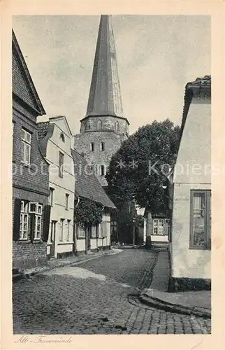 AK / Ansichtskarte Travemuende_Ostseebad Altstadt Turm Travemuende_Ostseebad
