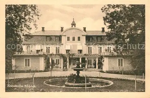 AK / Ansichtskarte Raebaek Schloss Brunnen 