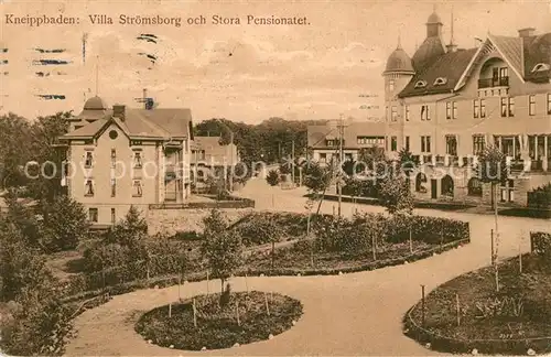 AK / Ansichtskarte Stroemsborg Kneippbaden Villa Stroemsborg och Stora Pensionatet Stroemsborg