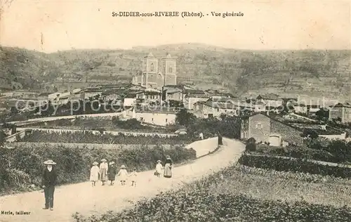 AK / Ansichtskarte Saint Didier sous Riverie Vue generale Saint Didier sous Riverie