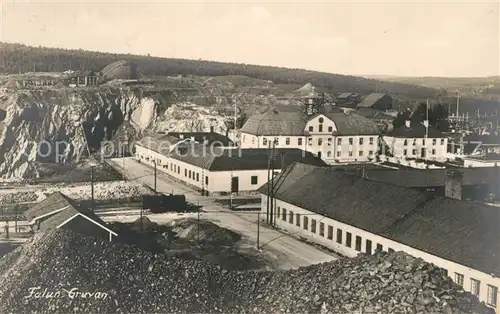 AK / Ansichtskarte Falun_Dalarnas_Lan Gruvan Bergwerk Falun_Dalarnas_Lan