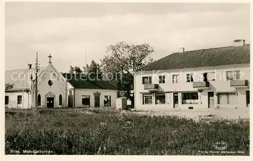 AK / Ansichtskarte Slite Metodistkyrkan Kirche Slite