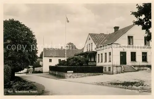 AK / Ansichtskarte Slite Slitebadens Hotell Slite