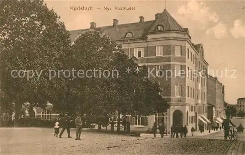 AK / Ansichtskarte Karlstad_Sweden Nye Posthuset Postgebaeude 