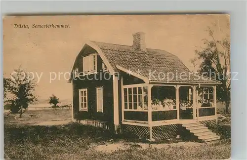 AK / Ansichtskarte Traesta Semesterhemmet 