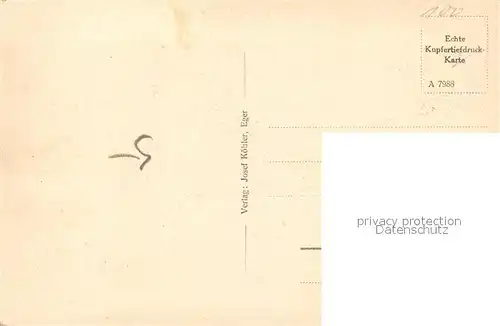 AK / Ansichtskarte Cheb Innenhof Museum Cheb