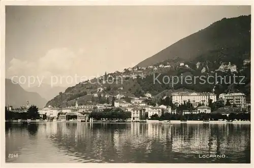 AK / Ansichtskarte Locarno_TI Seepromenade  Locarno_TI