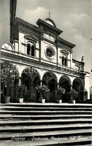AK / Ansichtskarte Locarno_TI Santuario Madonna del Sasso Locarno_TI