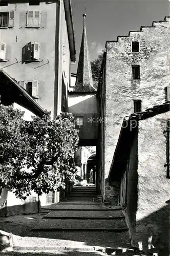 AK / Ansichtskarte Visp Alte Dorfgasse Visp