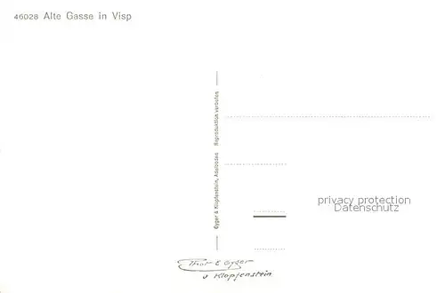AK / Ansichtskarte Visp Alte Dorfgasse Visp