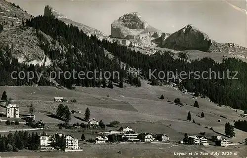 AK / Ansichtskarte Leysin Tour d Ay Leysin