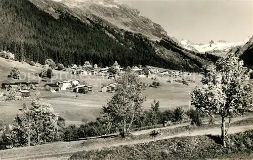 AK / Ansichtskarte Klosters_GR Monbiel Silvrettagruppe Klosters_GR