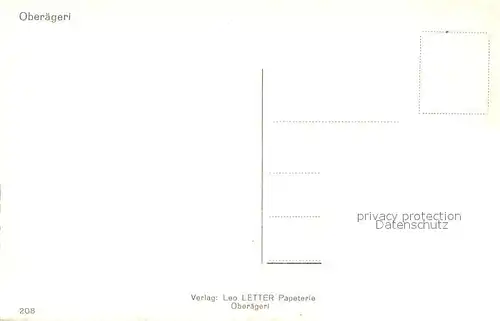 AK / Ansichtskarte Oberaegeri Kirche Seepanorama Oberaegeri