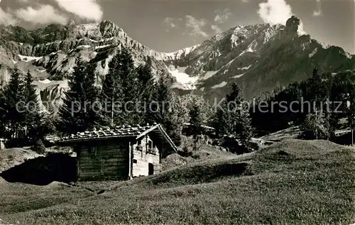 AK / Ansichtskarte Adelboden Chalet International Berghuette Adelboden