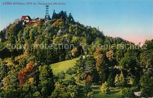 AK / Ansichtskarte Uetliberg_Affoltern Restaurant Uto Kulm Uetliberg Affoltern