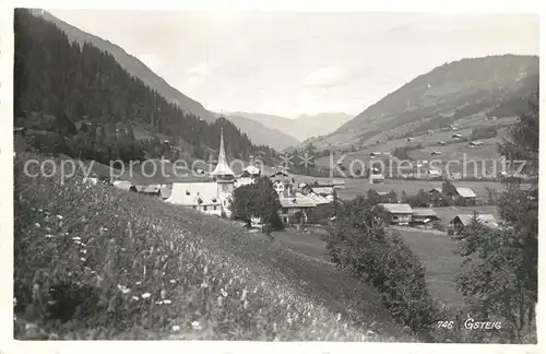 AK / Ansichtskarte Gsteig Kirche Gsteig