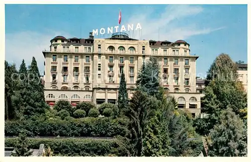 AK / Ansichtskarte Luzern_LU Hotel Montana Luzern_LU