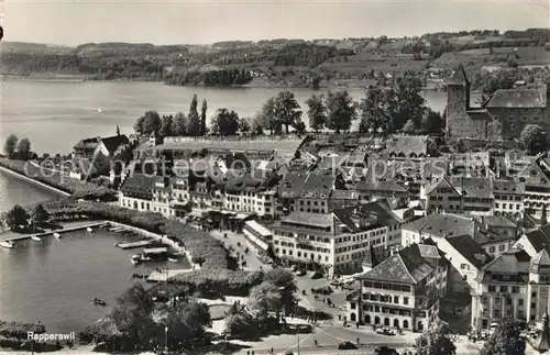 AK / Ansichtskarte Rapperswil_BE Fliegeraufnahme Rapperswil BE