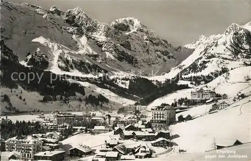 AK / Ansichtskarte Engelberg_OW mit Juchlipass Engelberg OW