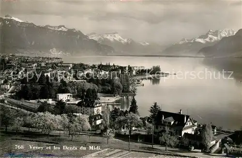 AK / Ansichtskarte Vevey_VD et les Dents du Midi Vevey_VD