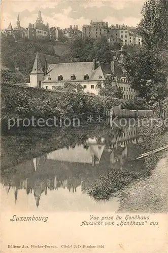 AK / Ansichtskarte Luxembourg Vue prise du Hondhaus  Luxembourg