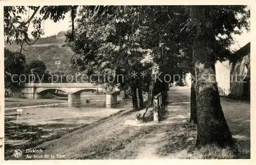 AK / Ansichtskarte Diekirch Au bord de la Sure Diekirch