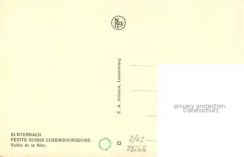 AK / Ansichtskarte Echternach Panorama Echternach