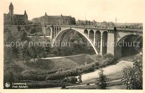 AK / Ansichtskarte Luxembourg Pont Adolphe Luxembourg