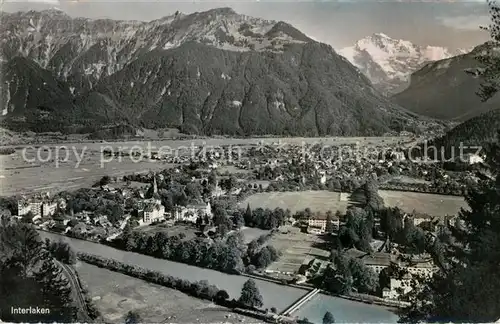 AK / Ansichtskarte Interlaken_BE Schynige Platte mit Jungfrau Interlaken_BE