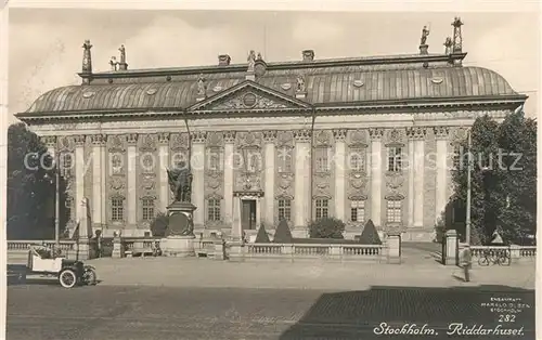AK / Ansichtskarte Stockholm Riddarhuset Stockholm