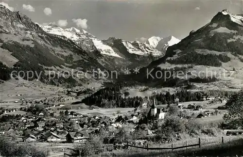 AK / Ansichtskarte Frutigen_BE mit Doldenhoerner Balmhorn Altes und Elsighorn Frutigen BE