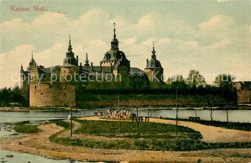 AK / Ansichtskarte Kalmar Slott Kalmar