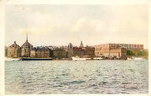 AK / Ansichtskarte Stockholm Skeppsbron Stockholm