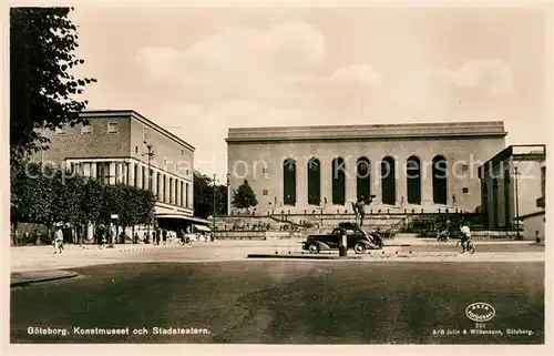 AK / Ansichtskarte Goeteborg Konstmuseet och Stadsteatern Goeteborg