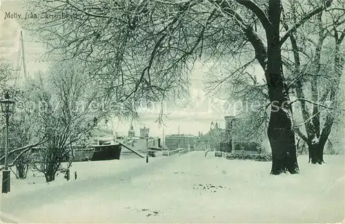 AK / Ansichtskarte Stockholm Motiv fran Skeppsholmen Stockholm
